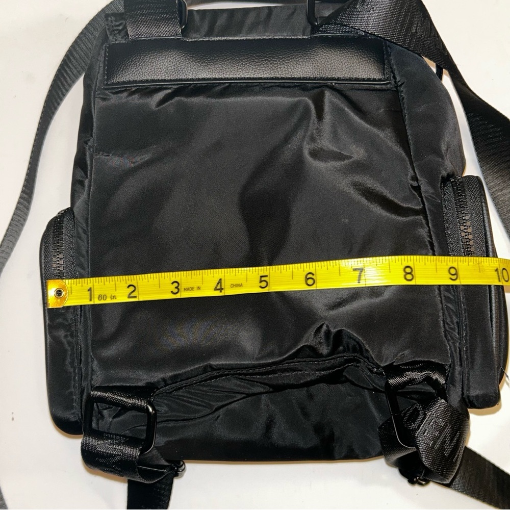 Madden NYC Black Women's Backpack with Chain Detail - Picture 4 of 14